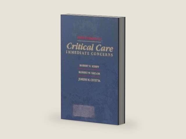 Pocket Companion of Critical Care: Immediate Concerns by Robert R. Kirby | barcode:9780397510306 | source:'9780397510306-right-three-quarter.jpg
