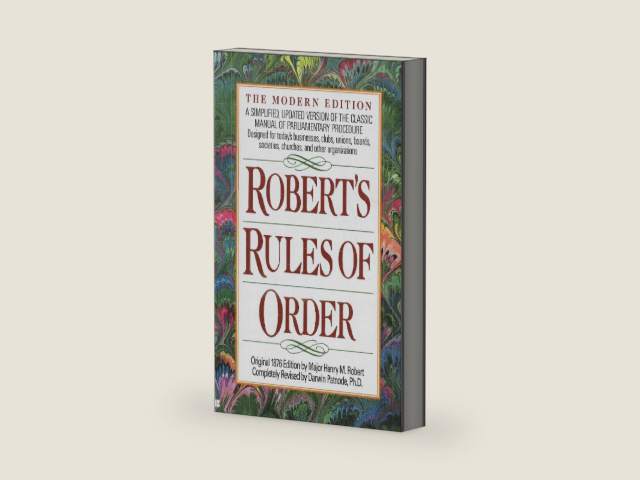 Robert's Rules of Order: A Simplified, Updated Version of the Classic Manual of Parliamentary Procedure by Henry M. Robert | barcode:9780425116906 | source:'9780425116906-right-three-quarter.jpg