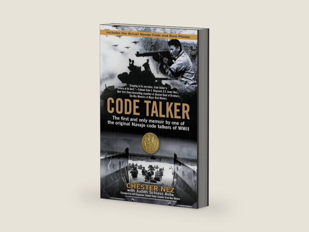 Code Talker: The First and Only Memoir By One of the Original Navajo Code Talkers of WWII by Chester Nez | barcode:9780425247853 | source:'9780425247853-right-three-quarter.jpg
