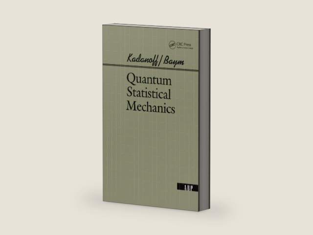 Quantum Statistical Mechanics by Leo P. Kadanoff | barcode:9780429961762 | source:'9780429961762-right-three-quarter.jpg