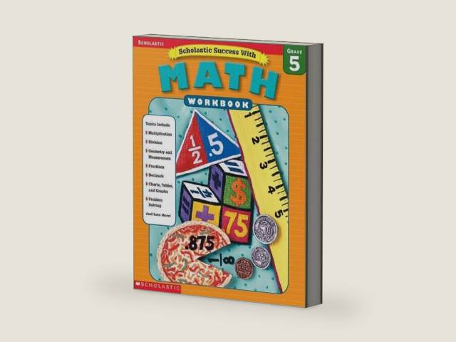 Scholastic Success With Math: Grade 5 by Scholastic Inc | barcode:9780439419697 | source:'9780439419697-right-three-quarter.jpg
