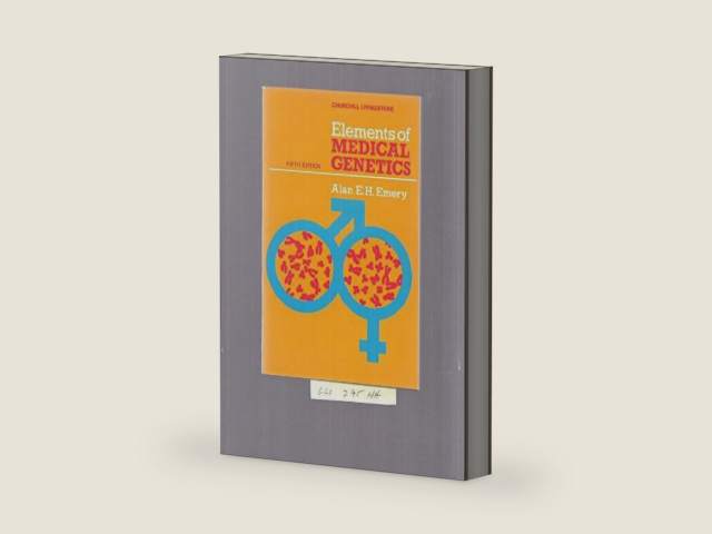 Elements of Medical Genetics: Fifth Edition by Alan E.H. Emery | barcode:9780443018329 | source:'9780443018329-right-three-quarter.jpg