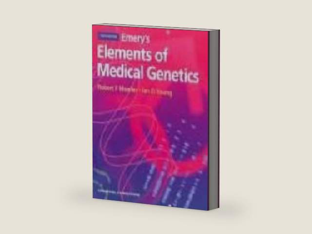 Emery's Elements of Medical Genetics by Alan E. H. Young, Ian D.; Mueller, Robert F.; Emery | barcode:9780443059025 | source:'9780443059025-right-three-quarter.jpg