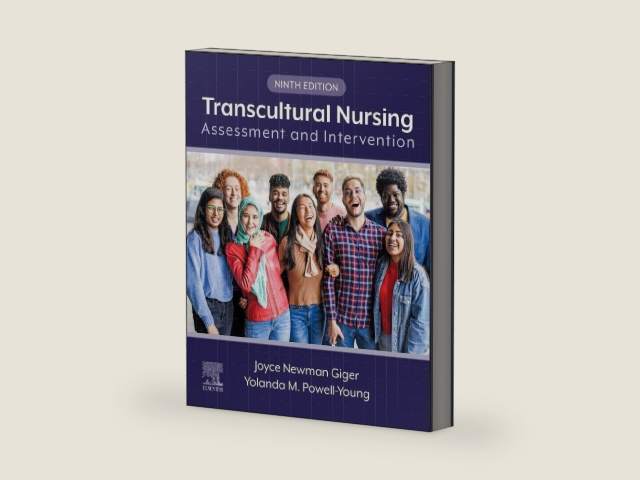 Transcultural Nursing by Joyce Newman Giger EdD RN APRN BC FAAN | barcode:9780443121302 | source:'9780443121302-right-three-quarter.jpg