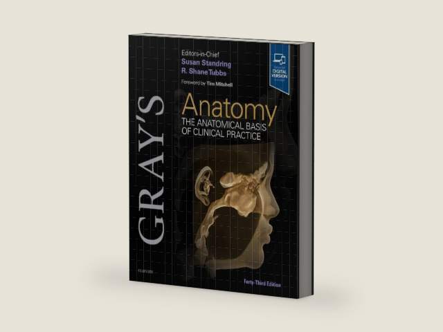 Gray's Anatomy: The Anatomical Basis of Clinical Practice by Susan Standring PhD DSc | barcode:9780443124785 | source:'9780443124785-right-three-quarter.jpg