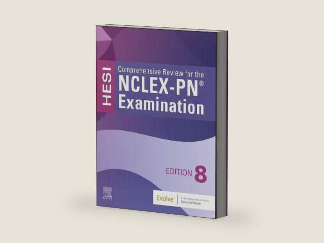 Comprehensive Review for the NCLEX-PN® Examination by HESI | barcode:9780443278891 | source:'9780443278891-right-three-quarter.jpg