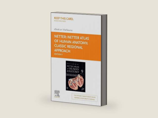 Netter Atlas of Human Anatomy: Classic Regional Approach - Elsevier E-Book on VitalSource (Retail Access Card) (Netter Basic Science) by Frank H. Netter MD | barcode:9780443284120 | source:'9780443284120-right-three-quarter.jpg