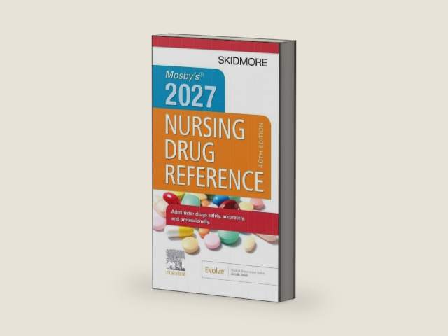 Mosby's 2027 Nursing Drug Reference (Surgical Pathology: A Case Based Approach to Diagnosis) by Linda Skidmore-Roth RN MSN NP | barcode:9780443385476 | source:'9780443385476-right-three-quarter.jpg