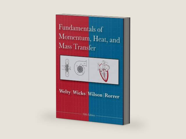 Fundamentals of Momentum, Heat and Mass Transfer by James Welty | barcode:9780470128688 | source:'9780470128688-right-three-quarter.jpg