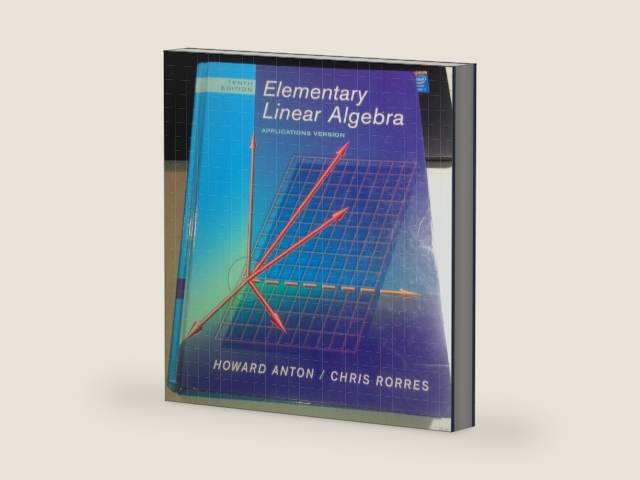 Elementary Linear Algebra: Applications Version by Howard Anton | barcode:9780470432051 | source:'9780470432051-right-three-quarter.jpg