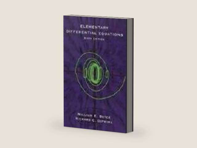 Elementary Differential Equations by Boyce | barcode:9780471089537 | source:'9780471089537-right-three-quarter.jpg