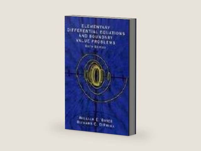 Elementary Differential Equations and Boundary Value Problems by Boyce | barcode:9780471089551 | source:'9780471089551-right-three-quarter.jpg