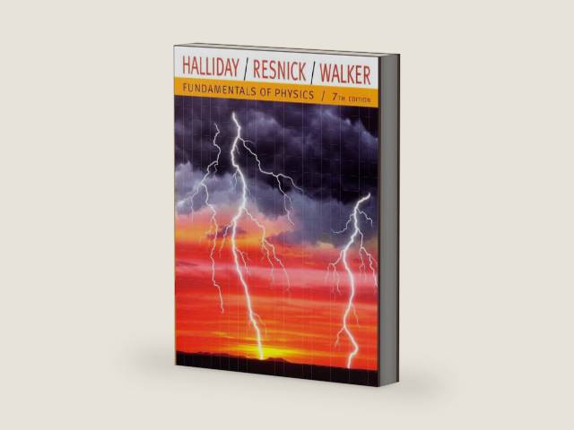 Fundamentals of Physics by David Halliday | barcode:9780471216438 | source:'9780471216438-right-three-quarter.jpg