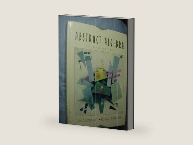 Abstract Algebra, 2nd Edition by David S. Dummit | barcode:9780471368571 | source:'9780471368571-right-three-quarter.jpg
