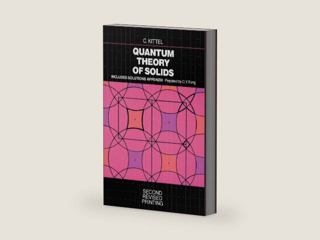 Quantum Theory of Solids by Charles Kittel | barcode:9780471624127 | source:'9780471624127-right-three-quarter.jpg