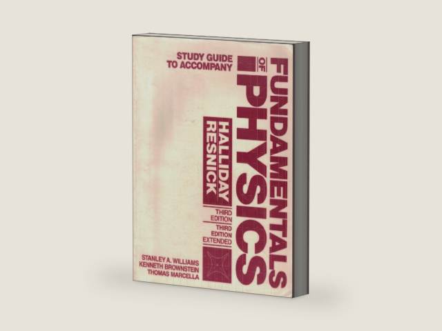 Fundamentals of Physics, Study Guide by David Halliday | barcode:9780471634119 | source:'9780471634119-right-three-quarter.jpg