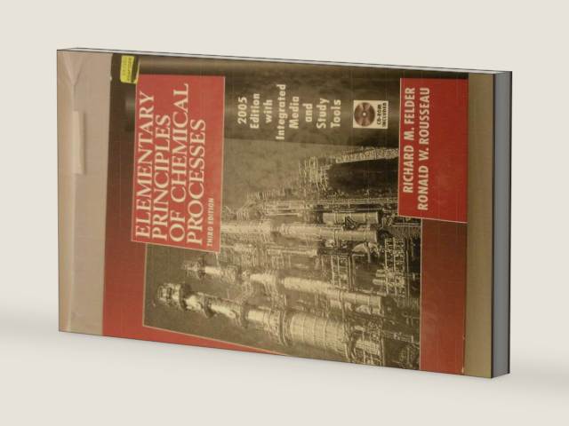 Elementary Principles of Chemical Process by Richard M. Felder | barcode:9780471687573 | source:'9780471687573-right-three-quarter.jpg