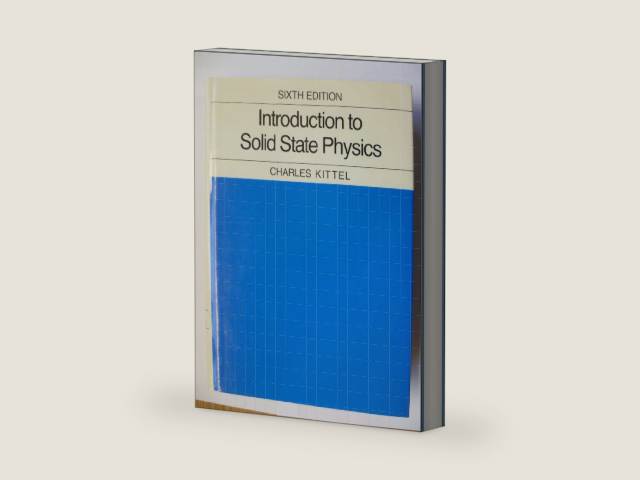 Introduction to Solid State Physics by Charles Kittel | barcode:9780471874744 | source:'9780471874744-right-three-quarter.jpg