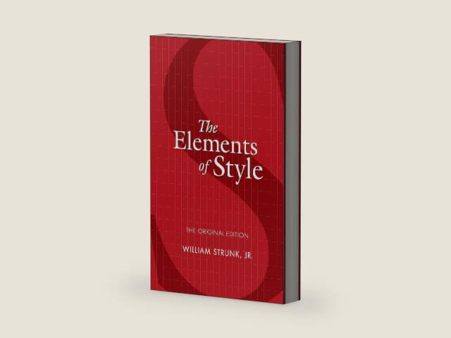 The Elements of Style: The Original Edition (Dover Language Guides) by William Strunk Jr. | barcode:9780486447988 | source:'9780486447988-right-three-quarter.jpg