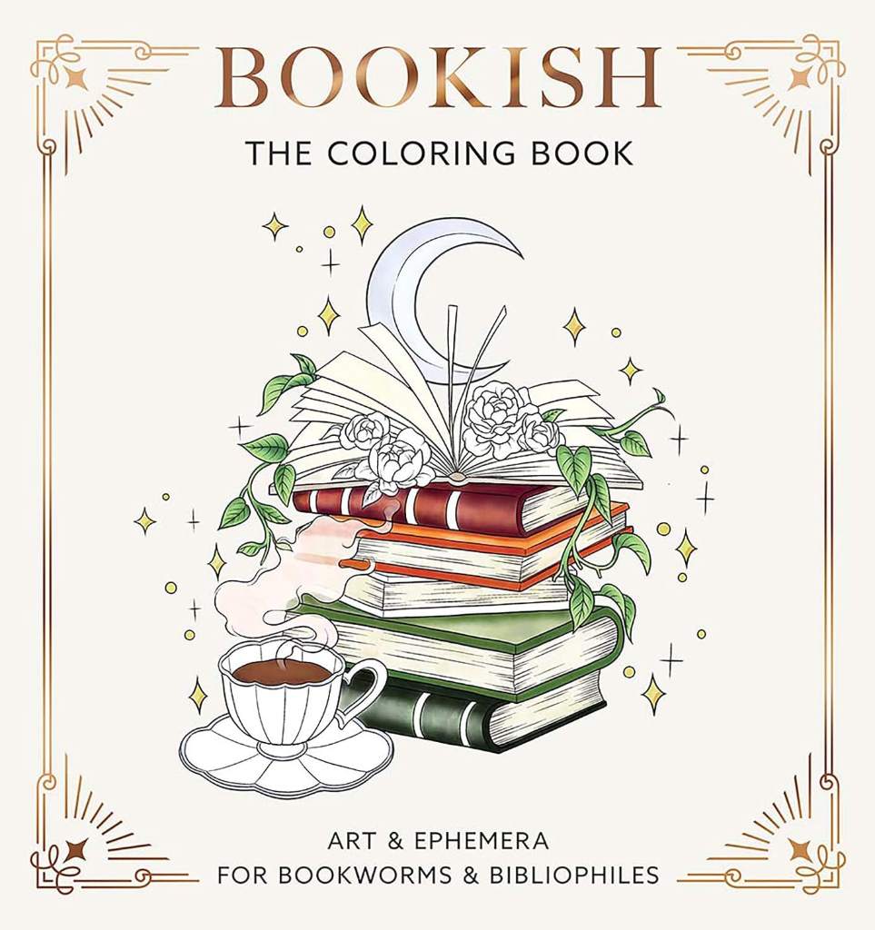 Bookish: The Coloring Book (Art & Ephemera for Bookworms & Bibliophiles) (Dover Adult Coloring Books) by Dover Publications | barcode:9780486855202 | source:'9780486855202.jpg