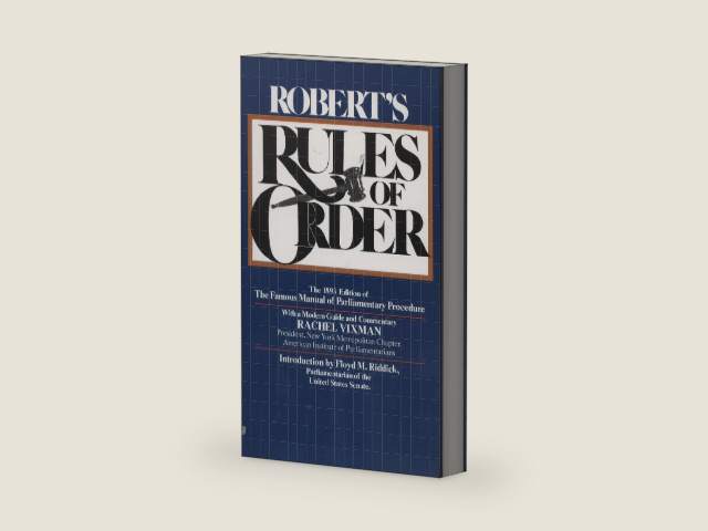 Robert's Rules of Order: The 1893 Edition of the Famous Manual of Parliamentary Procedure by Henry M. Robert | barcode:9780515090321 | source:'9780515090321-right-three-quarter.jpg