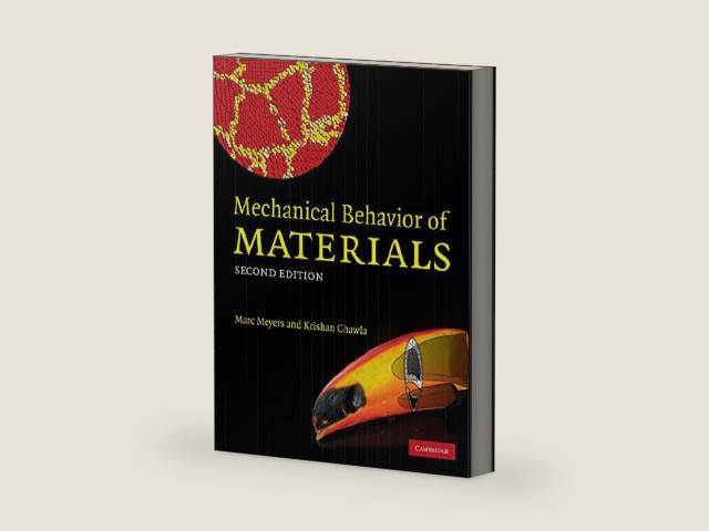 Mechanical Behavior Of Materials 2nd Ed by Meyers | barcode:9780521186209 | source:'9780521186209-right-three-quarter.jpg