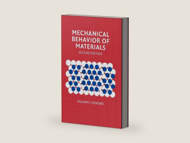 Mechanical Behavior of Materials by William F. Hosford | barcode:9780521195690 | source:'9780521195690-right-three-quarter.jpg