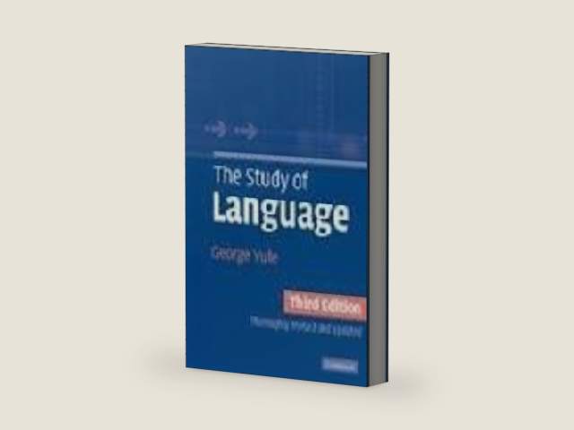 The Study of Language by George Yule | barcode:9780521543200 | source:'9780521543200-right-three-quarter.jpg