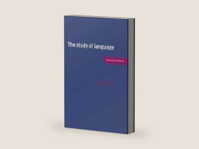 The Study of Language by George Yule | barcode:9780521560535 | source:'9780521560535-right-three-quarter.jpg