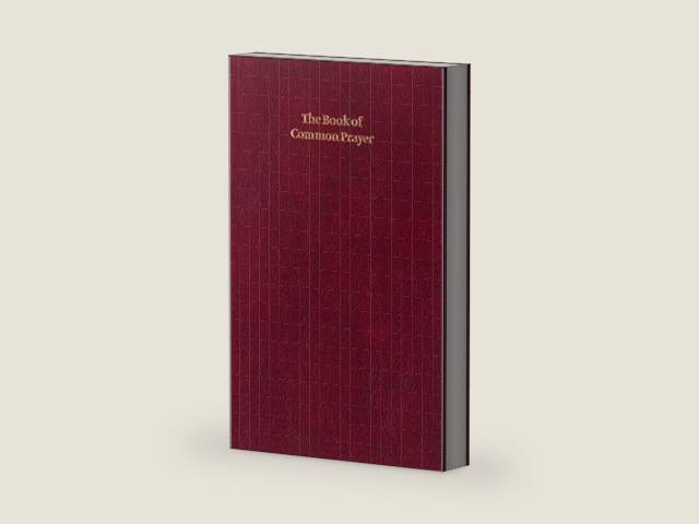 Book of Common Prayer, Enlarged Edition, Burgundy, CP420 701B Burgundy by Baker Publishing Group | barcode:9780521612425 | source:'9780521612425-right-three-quarter.jpg