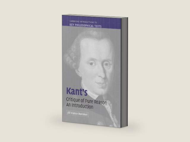 Kant's 'Critique of Pure Reason': An Introduction (Cambridge Introductions to Key Philosophical Texts) by Jill Vance Buroker | barcode:9780521618250 | source:'9780521618250-right-three-quarter.jpg