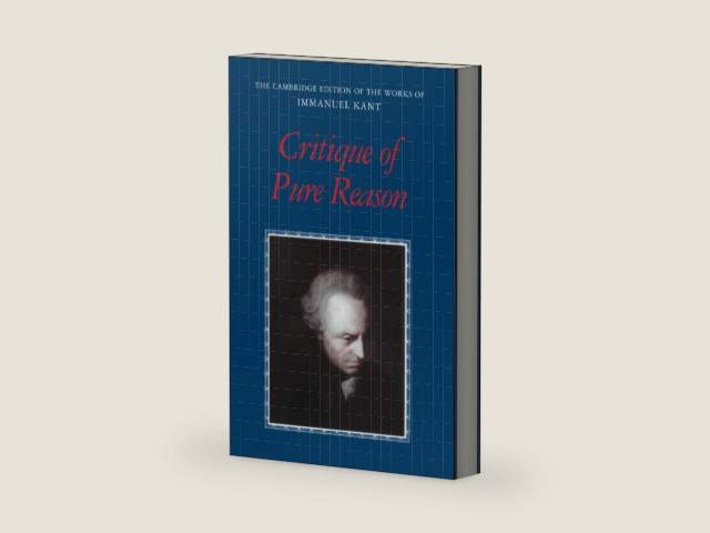 Critique of Pure Reason (The Cambridge Edition of the Works of Immanuel Kant) by Immanuel Kant | barcode:9780521657297 | source:'9780521657297-right-three-quarter.jpg