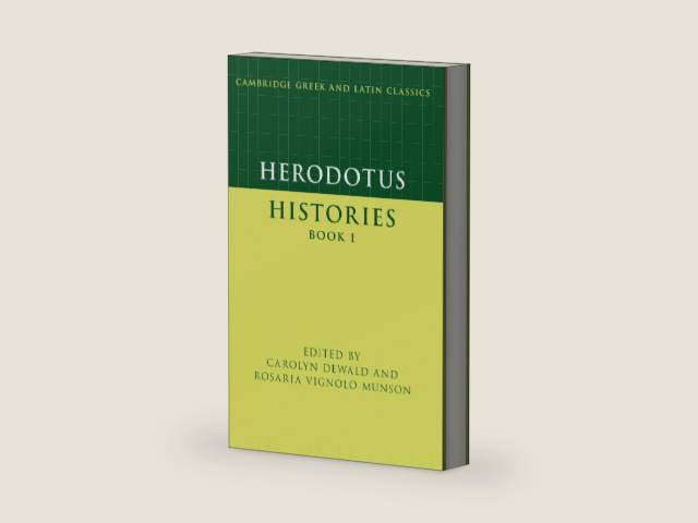 Herodotus: Histories Book I (Cambridge Greek and Latin Classics) by Carolyn Dewald | barcode:9780521692700 | source:'9780521692700-right-three-quarter.jpg