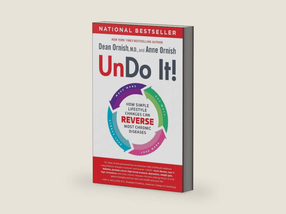 Undo It!: How Simple Lifestyle Changes Can Reverse Most Chronic Diseases by Dean Ornish M.D. | barcode:9780525480020 | source:'9780525480020-right-three-quarter.jpg