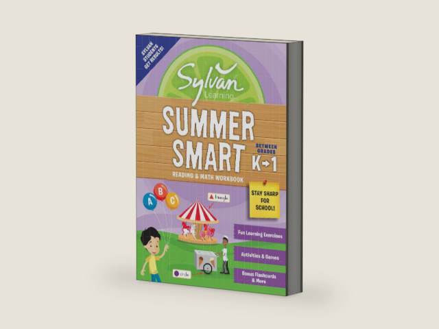 Sylvan Summer Smart Workbook: Between Grades K & 1 by Sylvan Learning | barcode:9780525569176 | source:'9780525569176-right-three-quarter.jpg