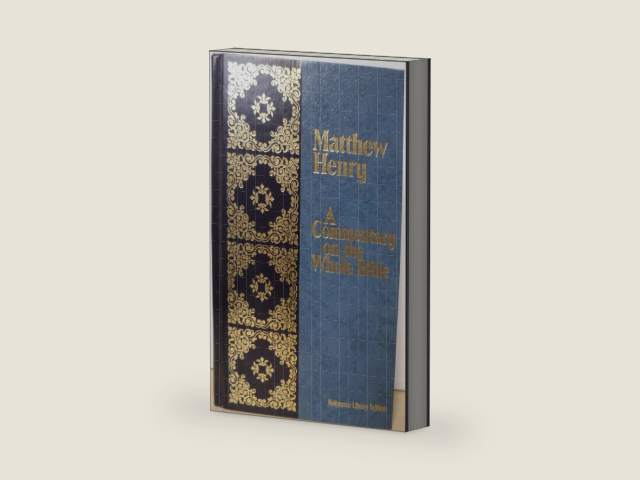 Commentary on the Whole Bible: Matthew to John (Reference Library Edition) by Matthew Henry | barcode:9780529063694 | source:'9780529063694-right-three-quarter.jpg