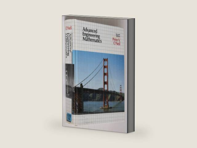 Advanced engineering mathematics by O'Neil | barcode:9780534067922 | source:'9780534067922-right-three-quarter.jpg