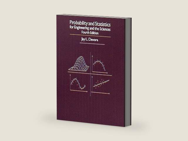 Probability and Statistics for Engineering and the Sciences, 4th Edition (Book and Disk) by Jay L. Devore | barcode:9780534242640 | source:'9780534242640-right-three-quarter.jpg