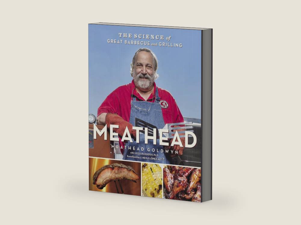 Meathead: The Science of Great Barbecue and Grilling – An NYT Bestselling BBQ Cookbook and Smoker Guide by Meathead Goldwyn | barcode:9780544018464 | source:'9780544018464-right-three-quarter.jpg
