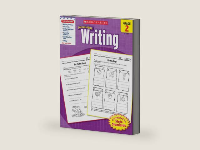 Scholastic Success With Writing: Grade 2 Workbook by Scholastic | barcode:9780545200783 | source:'9780545200783-right-three-quarter.jpg
