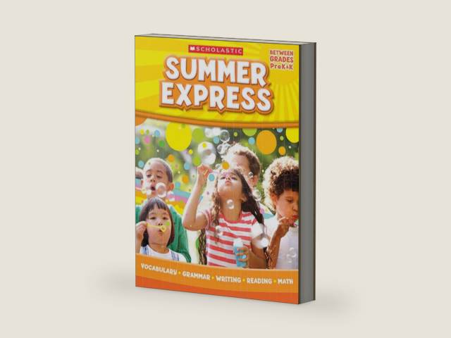 Summer Express Between PreK and Kindergarten by Scholastic | barcode:9780545226899 | source:'9780545226899-right-three-quarter.jpg