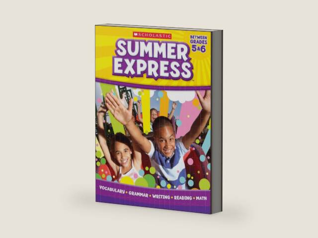 Summer Express Between Fifth and Sixth Grade by Scholastic Inc | barcode:9780545305884 | source:'9780545305884-right-three-quarter.jpg