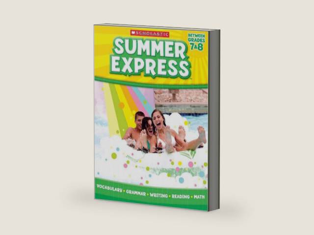 Summer Express Between Sixth and Seventh Grade by Scholastic | barcode:9780545305891 | source:'9780545305891-right-three-quarter.jpg