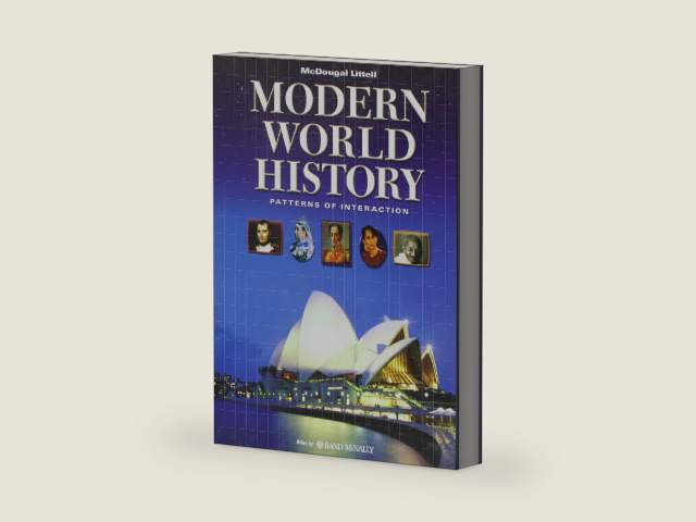 Modern World History: Patterns of Interaction by Roger B. Beck | barcode:9780547034997 | source:'9780547034997-right-three-quarter.jpg