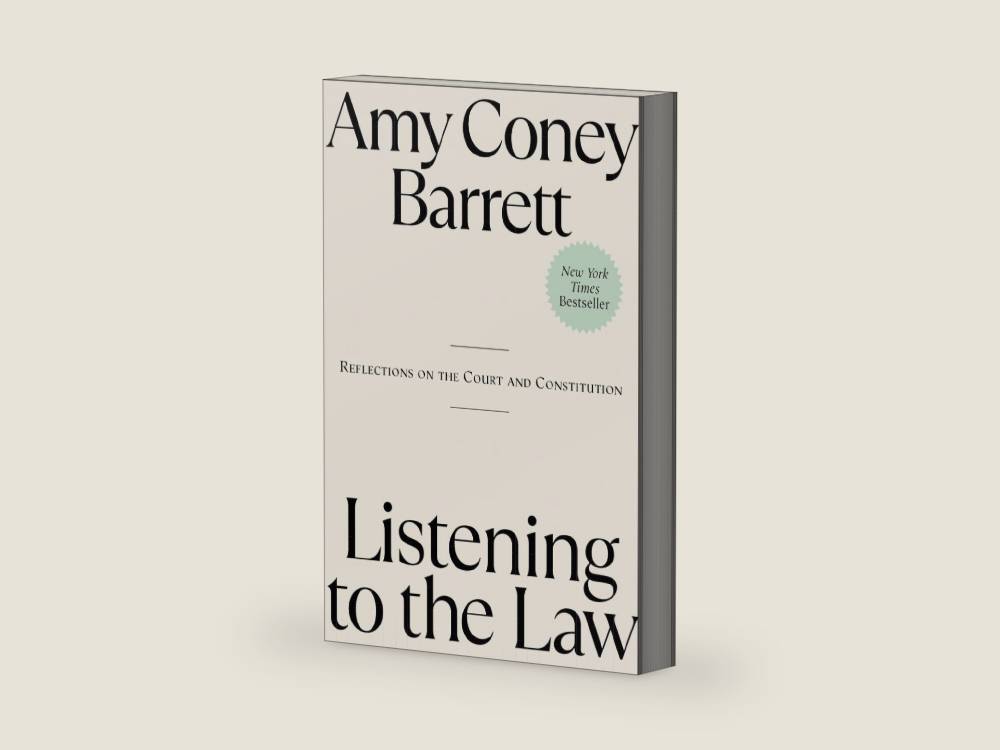 Listening to the Law: Reflections on the Court and Constitution by Amy Coney Barrett | barcode:9780593421864 | source:'9780593421864-right-three-quarter.jpg