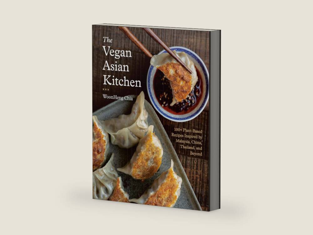 The Vegan Asian Kitchen: 100+ Plant-Based Recipes Inspired by Malaysia, China, Thailand, and Beyond by WoonHeng Chia | barcode:9780593543290 | source:'9780593543290-right-three-quarter.jpg