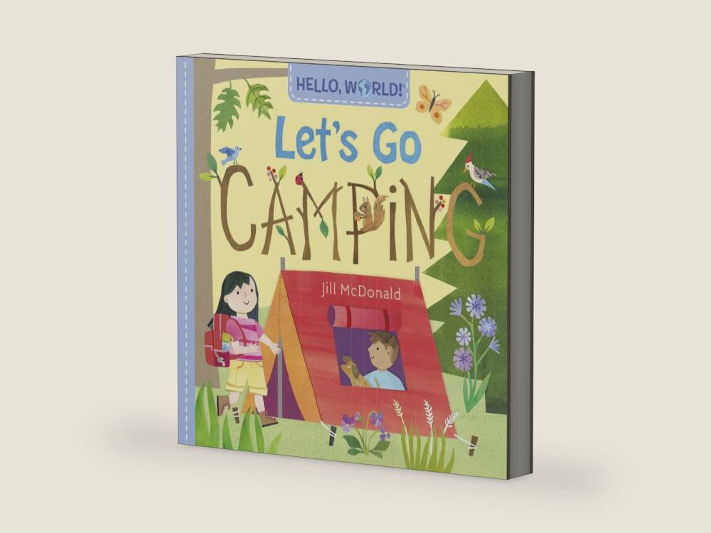 Hello, World! Let's Go Camping by Jill McDonald | barcode:9780593569023 | source:'9780593569023-right-three-quarter.jpg