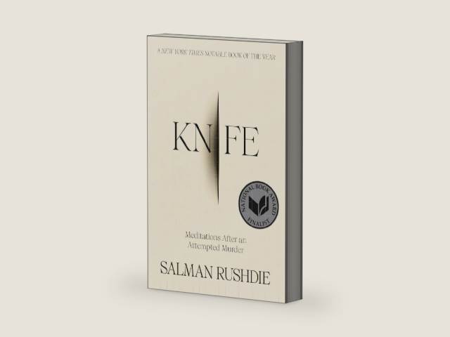 Knife: Meditations After an Attempted Murder by Salman Rushdie | barcode:9780593730256 | source:'9780593730256-right-three-quarter.jpg