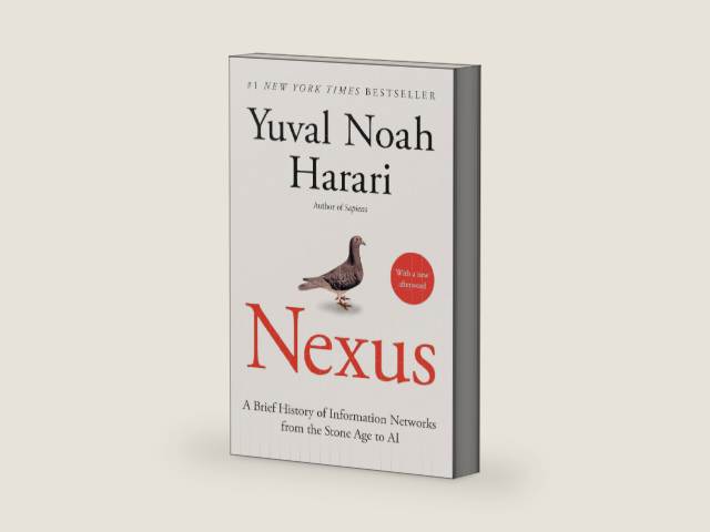 Nexus: A Brief History of Information Networks from the Stone Age to AI by Yuval Noah Harari | barcode:9780593734247 | source:'9780593734247-right-three-quarter.jpg