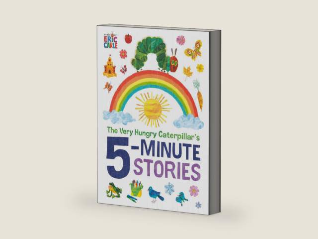 The Very Hungry Caterpillar's 5-Minute Stories (World of Eric Carle) by Eric Carle | barcode:9780593754856 | source:'9780593754856-right-three-quarter.jpg